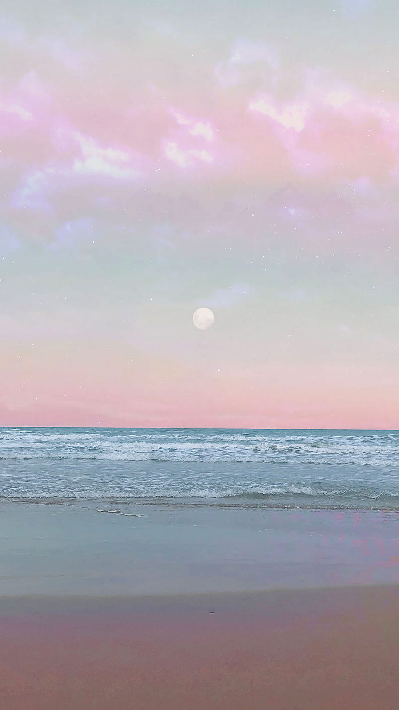 800x1422 HD sunset vibe clouds wallpaper