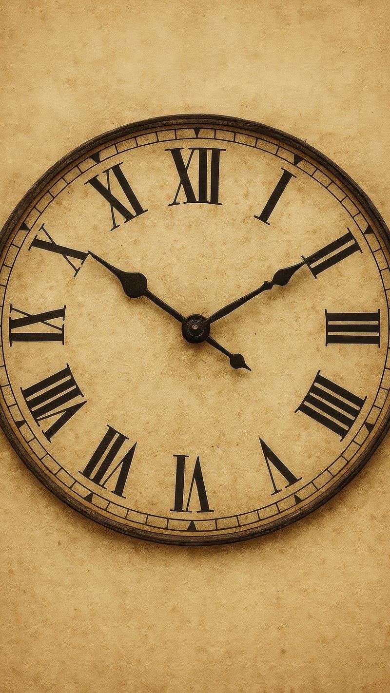 800x1422 Wall Clock Wallpaper Image Wallpaper