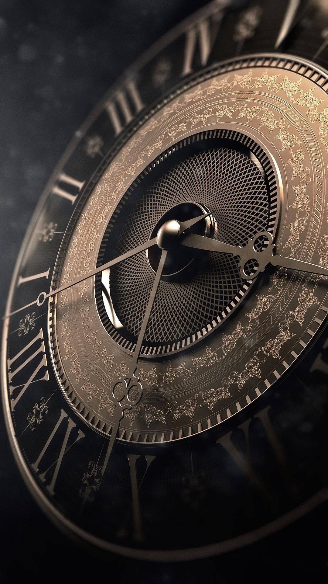 1080x1920 Clock Wallpaper