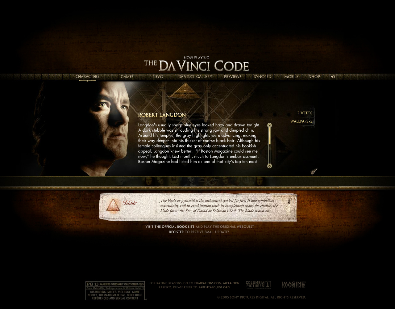 1280x1000 The Da Vinci Code in 2006 Design Museum