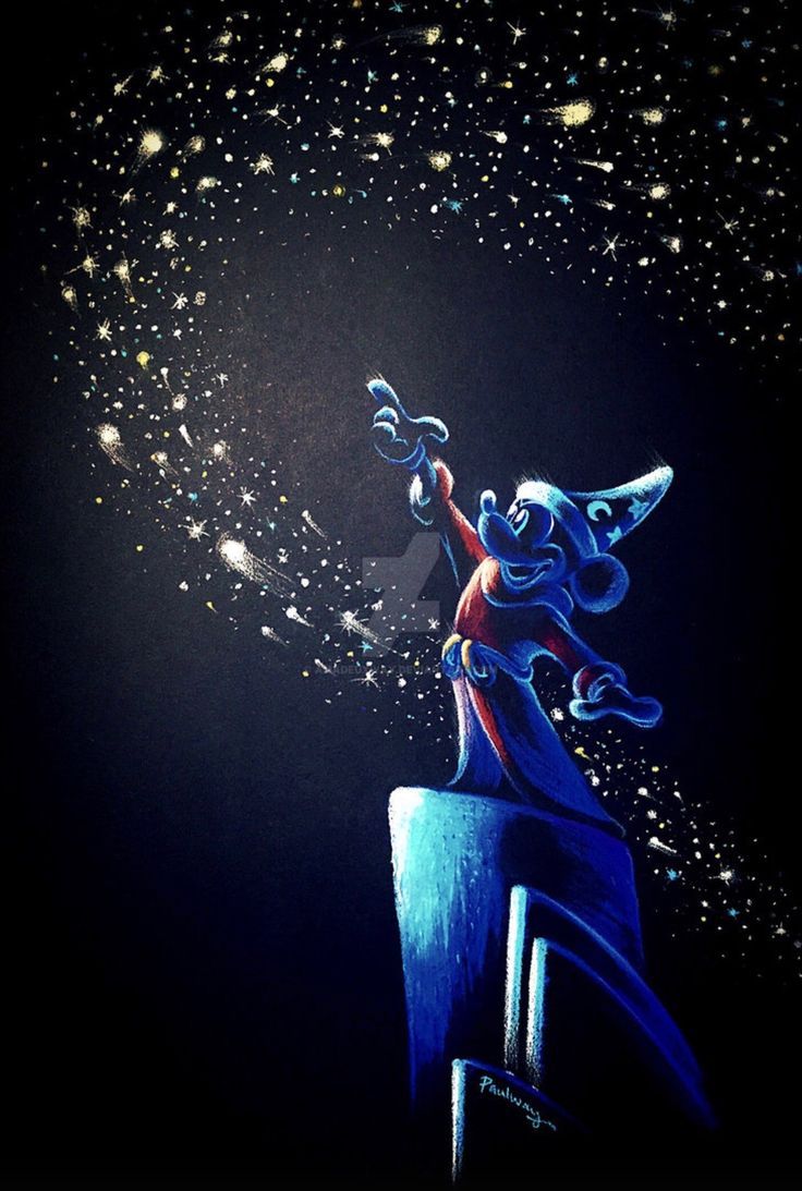 736x1093 The Sorcerer Apprentice. Cool magic tricks, The sorcerer's apprentice, Mickey maus