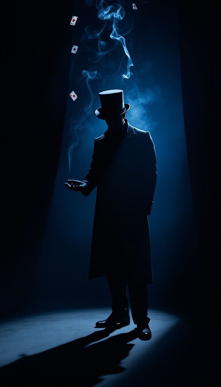 768x1344 Free Mysterious Magic Show Image, Showman, Illusionist