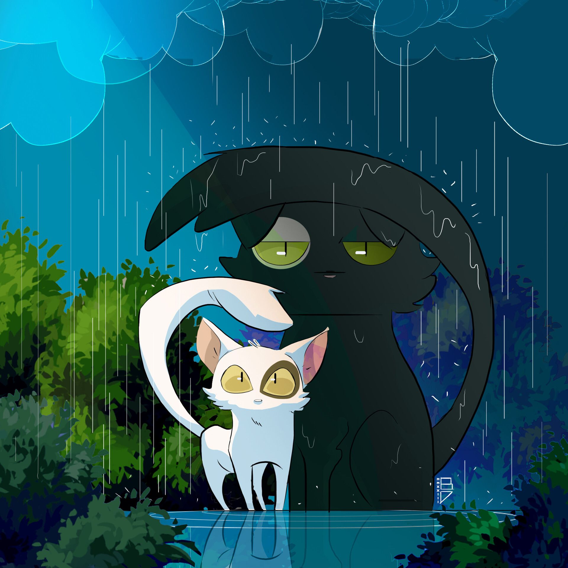 1920x1920 Daijin & Sadaijin (Suzume no Tojimari fanart)