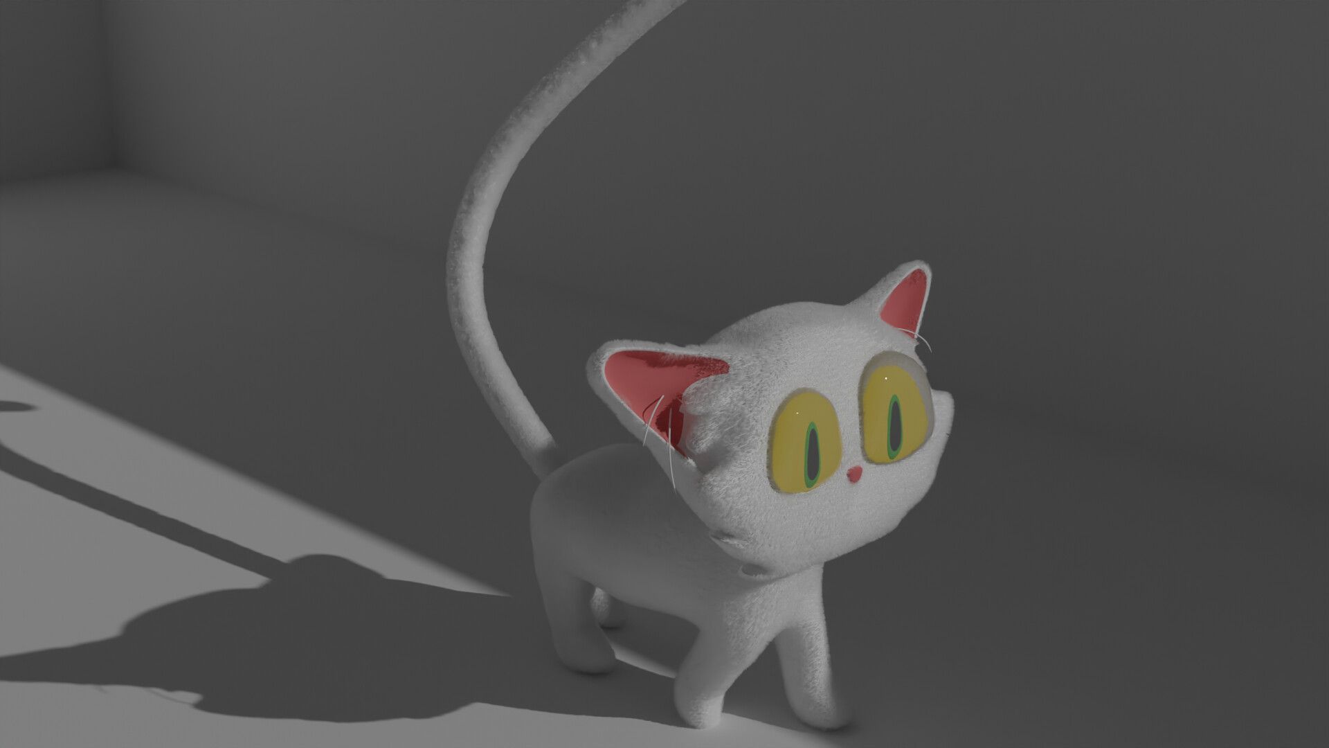 1920x1080 suzume cat modelling