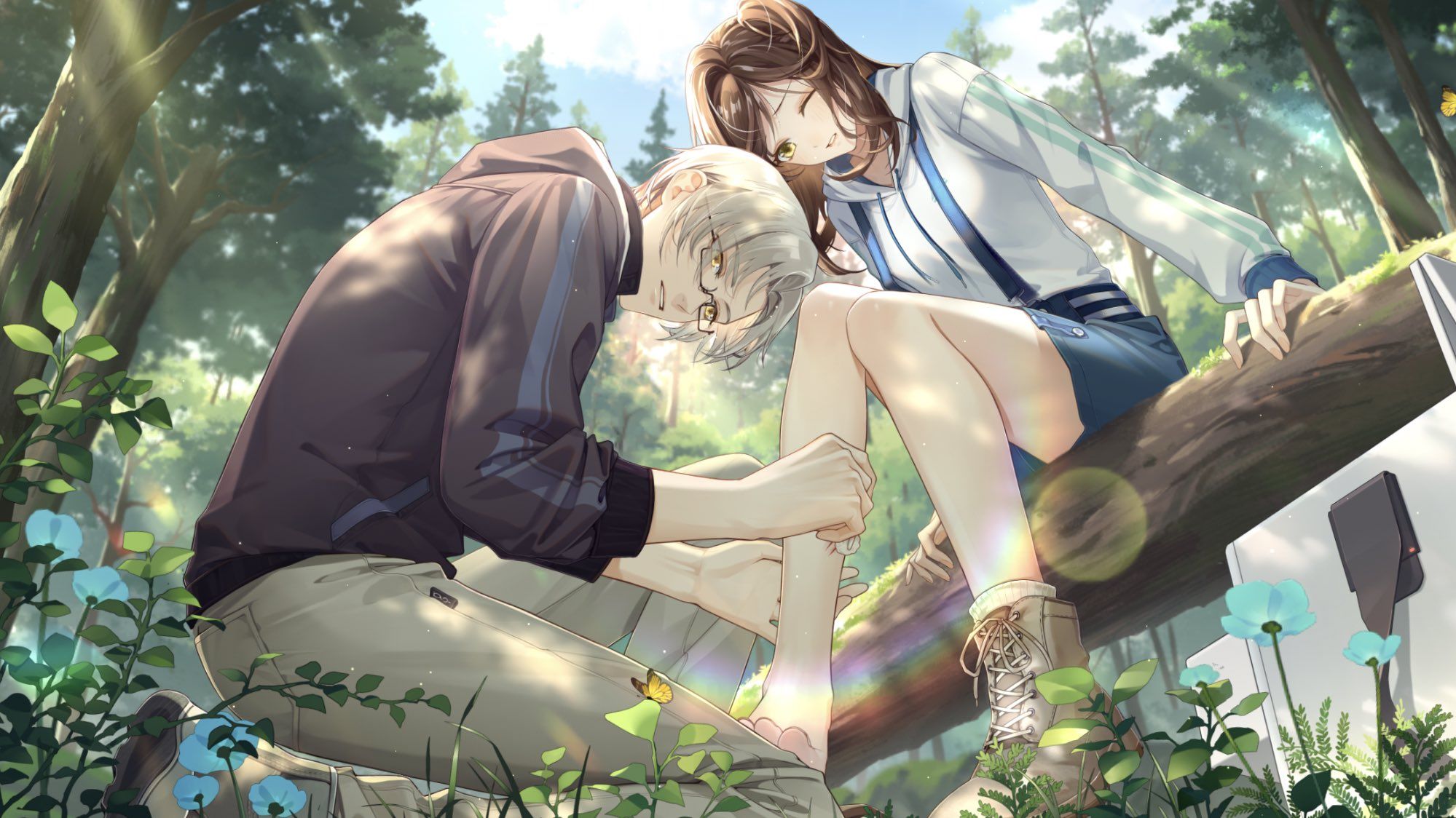 1999x1124 Download Vyn Richter (Tears Of Themis) Rosa (Tears Of Themis) Video Game Tears Of Themis HD Wallpaper