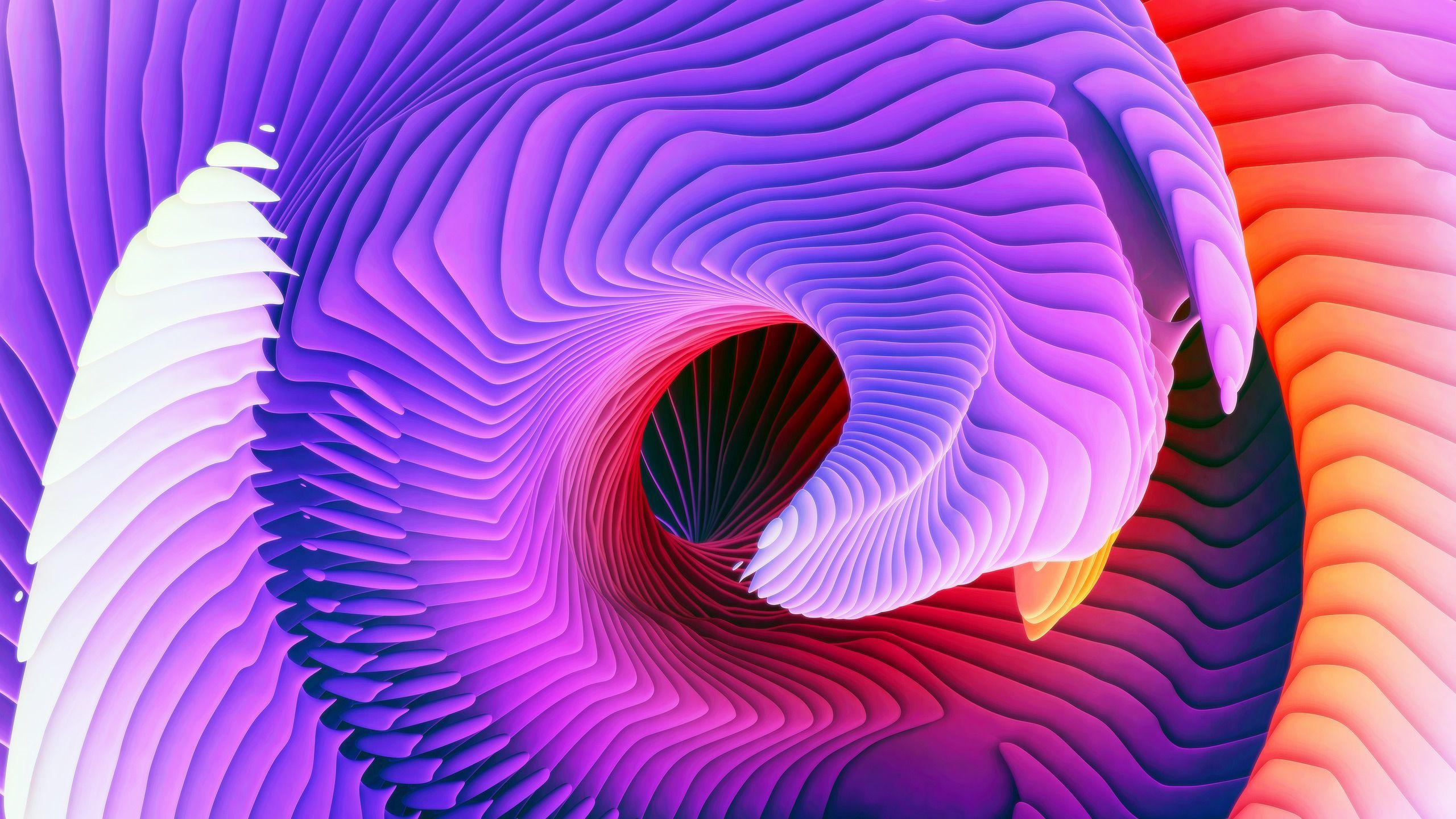 2560x1440 D, #Colorful, #Spiral, #Waves. Mocah.org HD Wallpaper
