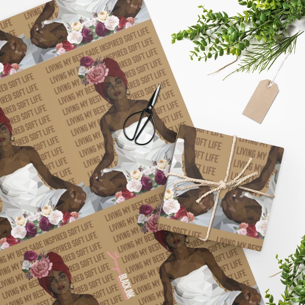 1024x1024 Sade Inspired Soft Life Wrapping Paper
