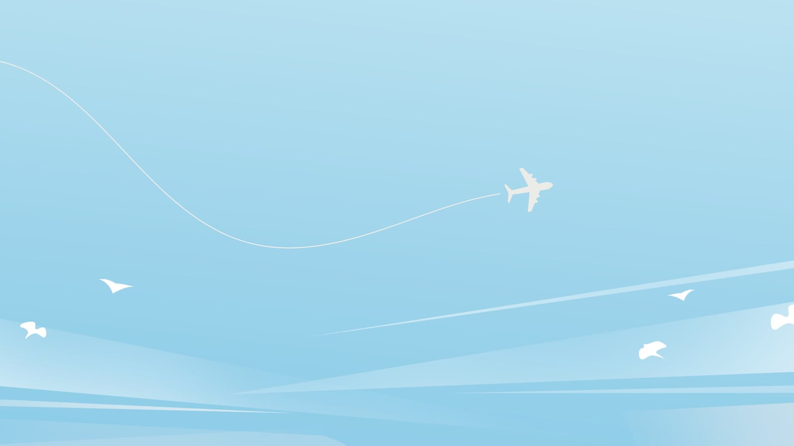 1600x900 Free and customizable airplane wallpaper templates