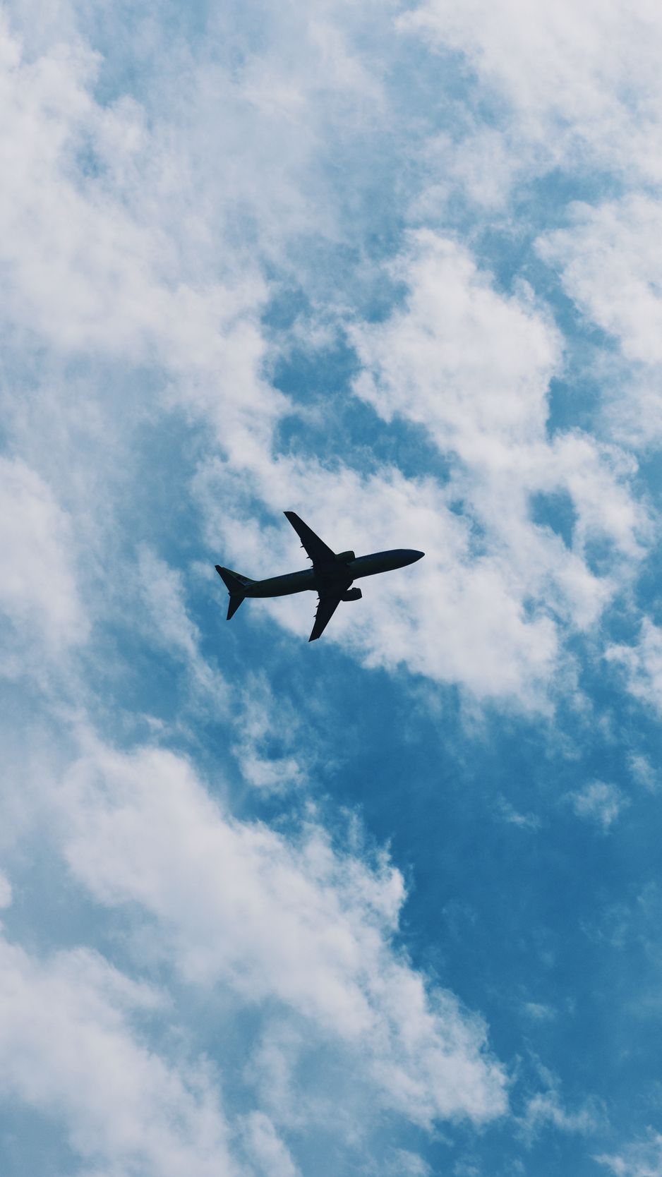 938x1668 Download Wallpaper 938x1668 Airplane, Sky, Flight, Clouds Iphone 8 7 6s 6 For Parallax HD Background