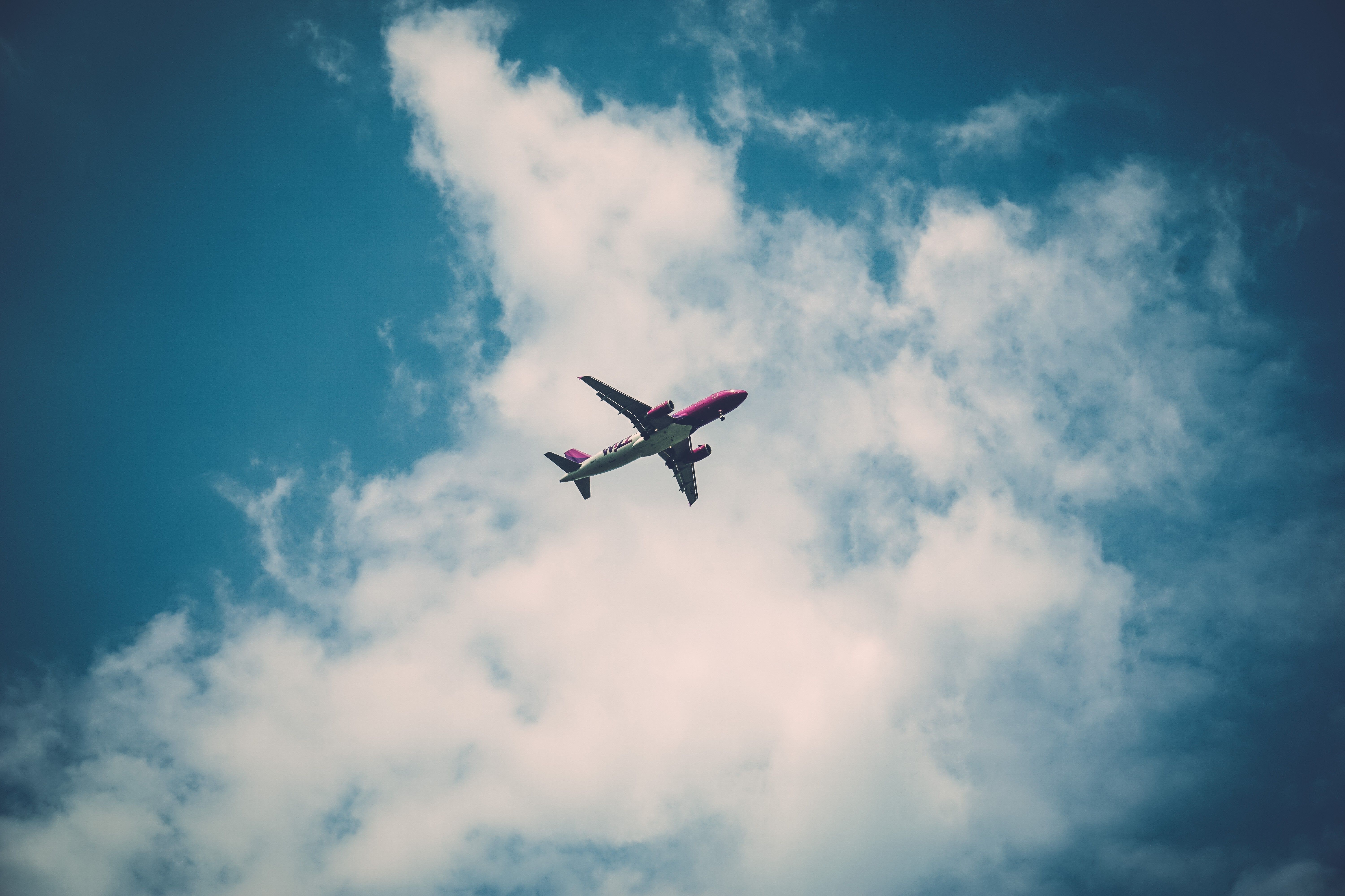 6000x4000 airplane, Sky, Clouds Wallpaper HD / Desktop and Mobile Background