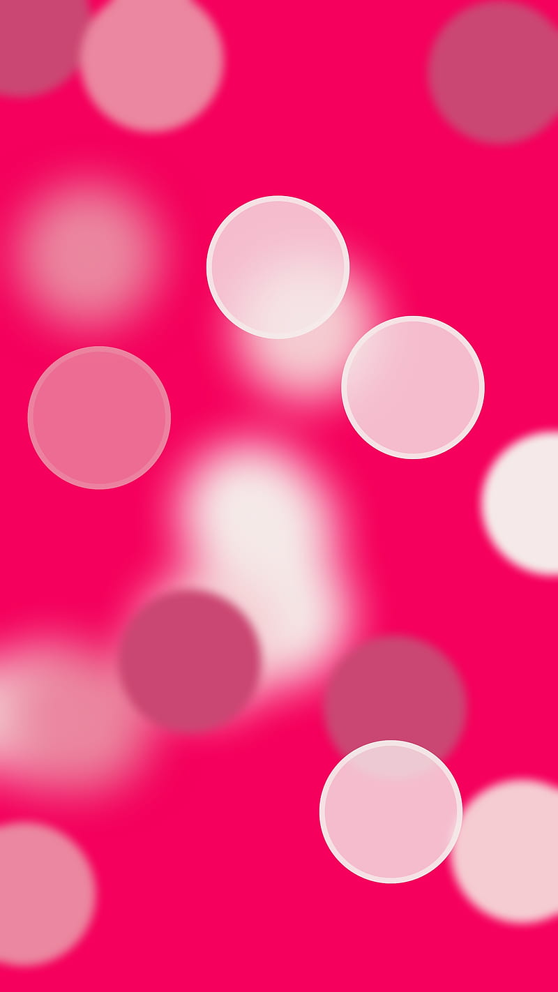 800x1422 White circles, abstract, blur, colors, patterns, pink, shades, stains, transparency, HD phone wallpaper