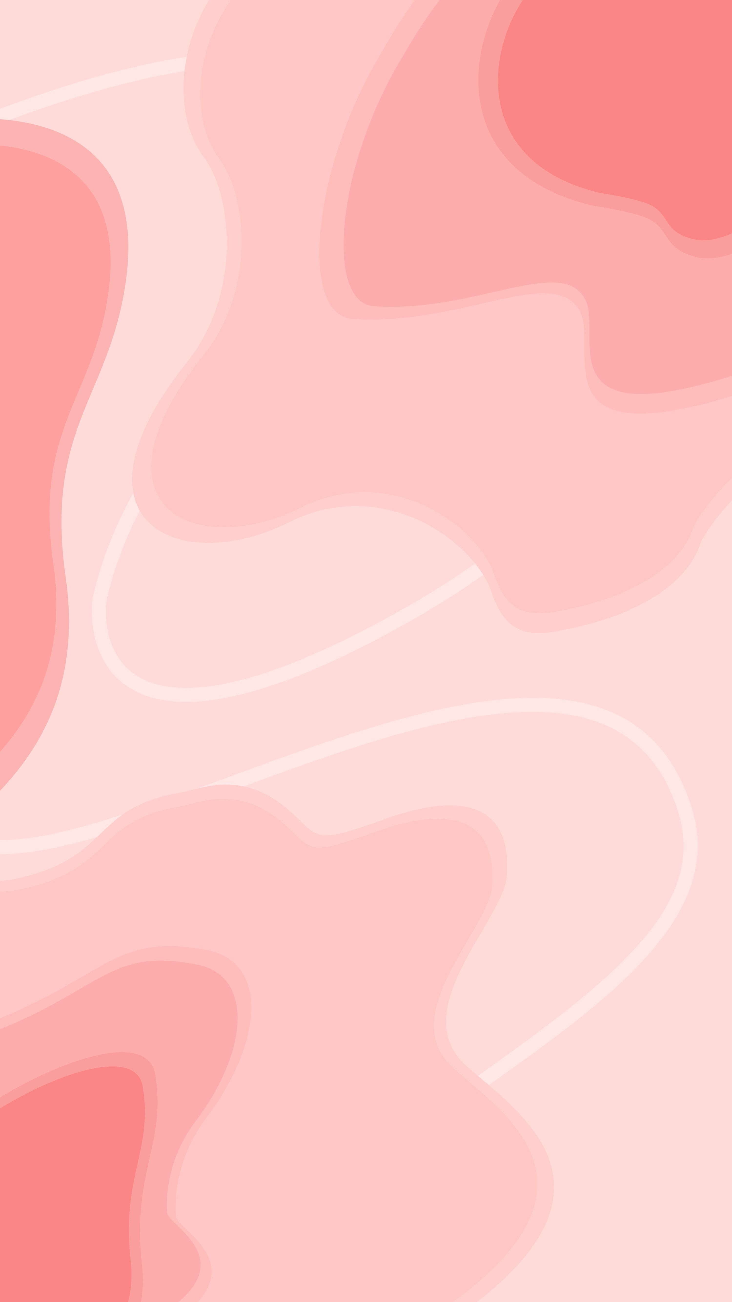 3000x5333 Abstract organic shapes in shades of pink vector