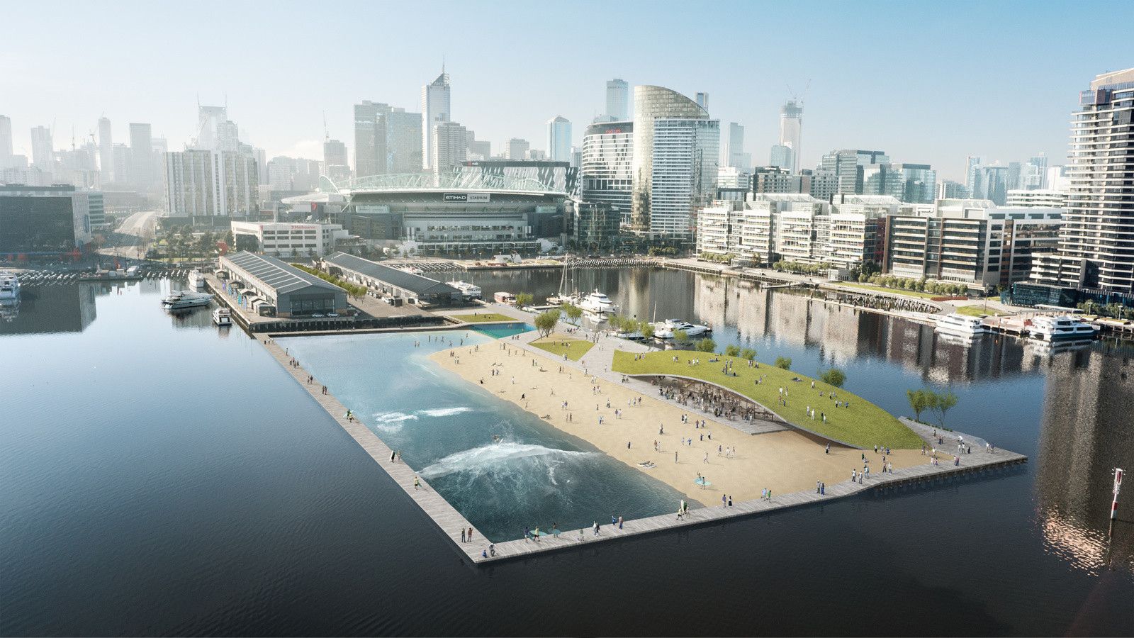 1600x900 Damian Rogers Proposes Surf Park for Melbourne's Docklands