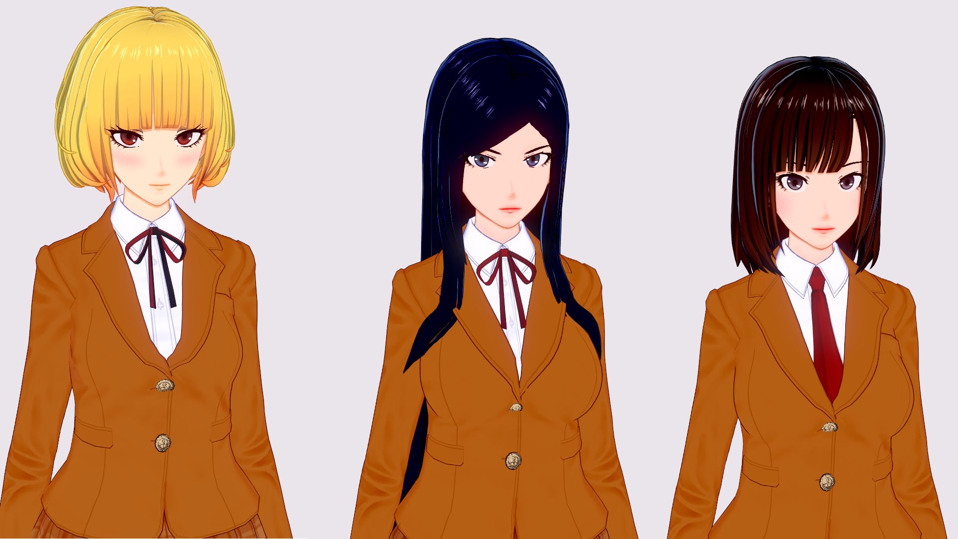 1920x1080 Prison School Trio: Chiyo, Mari & Hana HD Anime Wallpaper by.. . x1080