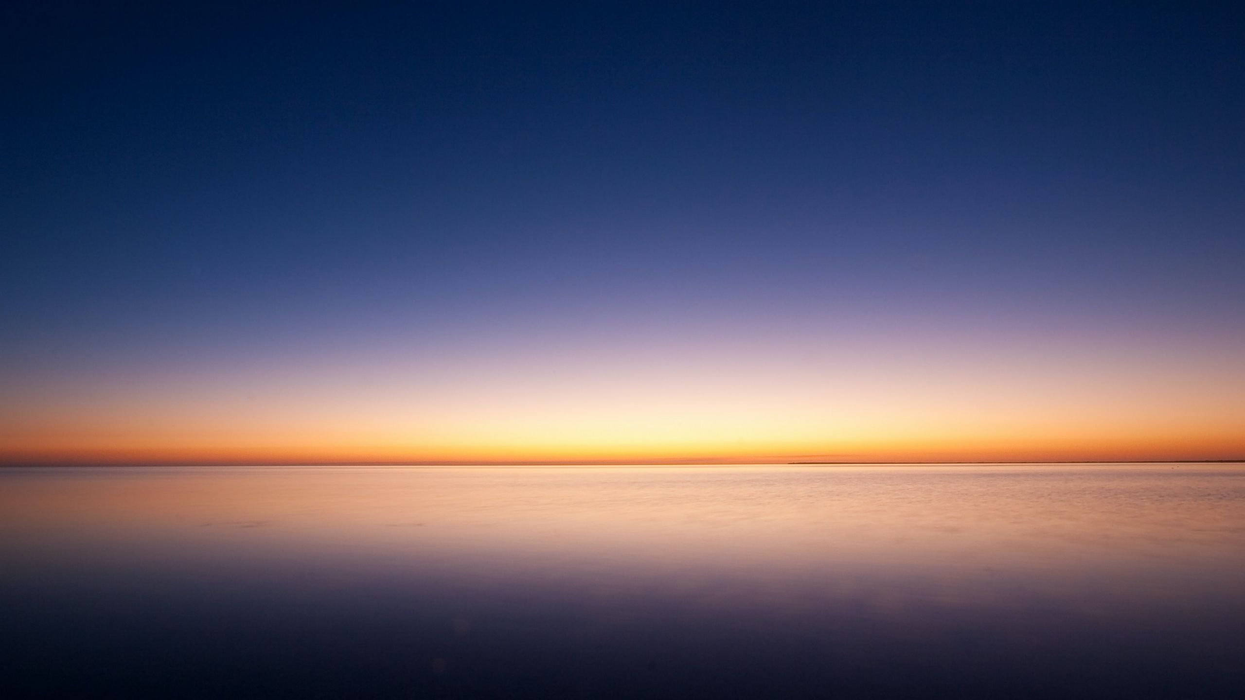 2560x1440 Sunset Wallpaper 4K, Beach, Beautiful, Scenery, Ocean