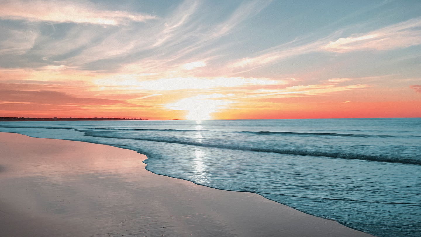 1440x810 Beach Sunrise & Sunset Art Prints & Wall Art