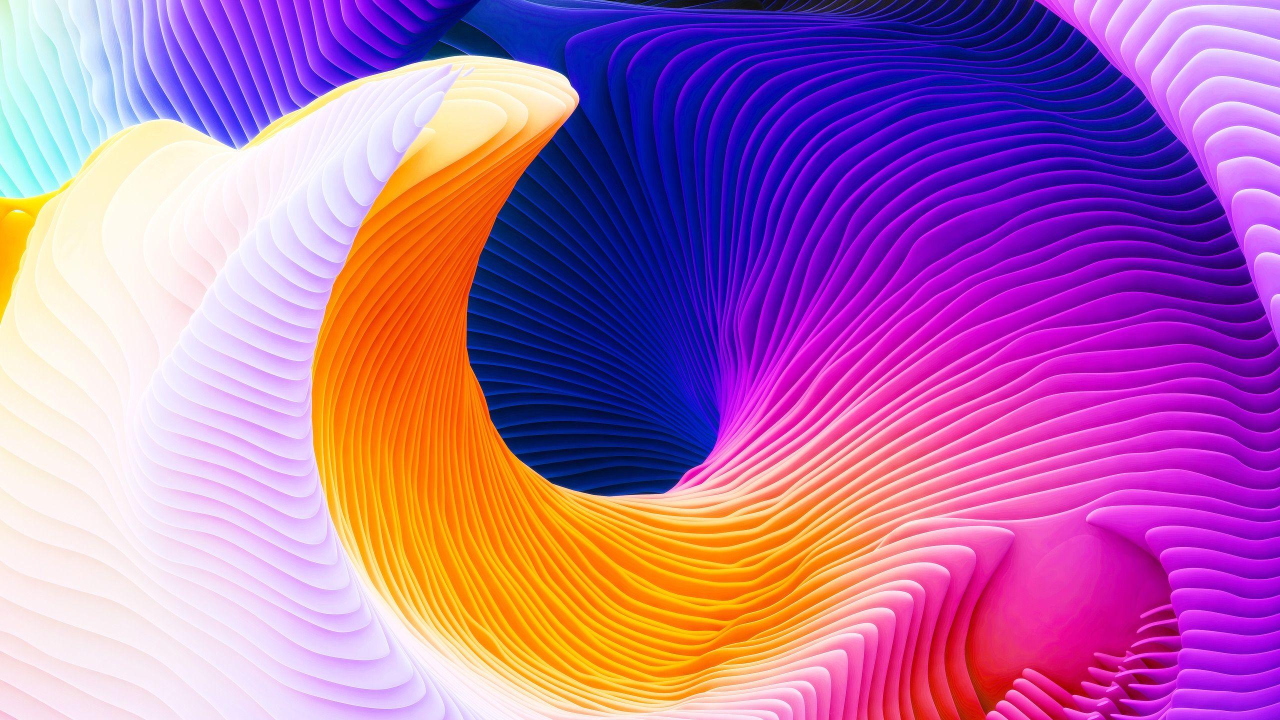 2560x1440 3D Abstract Spiral HD wallpaper
