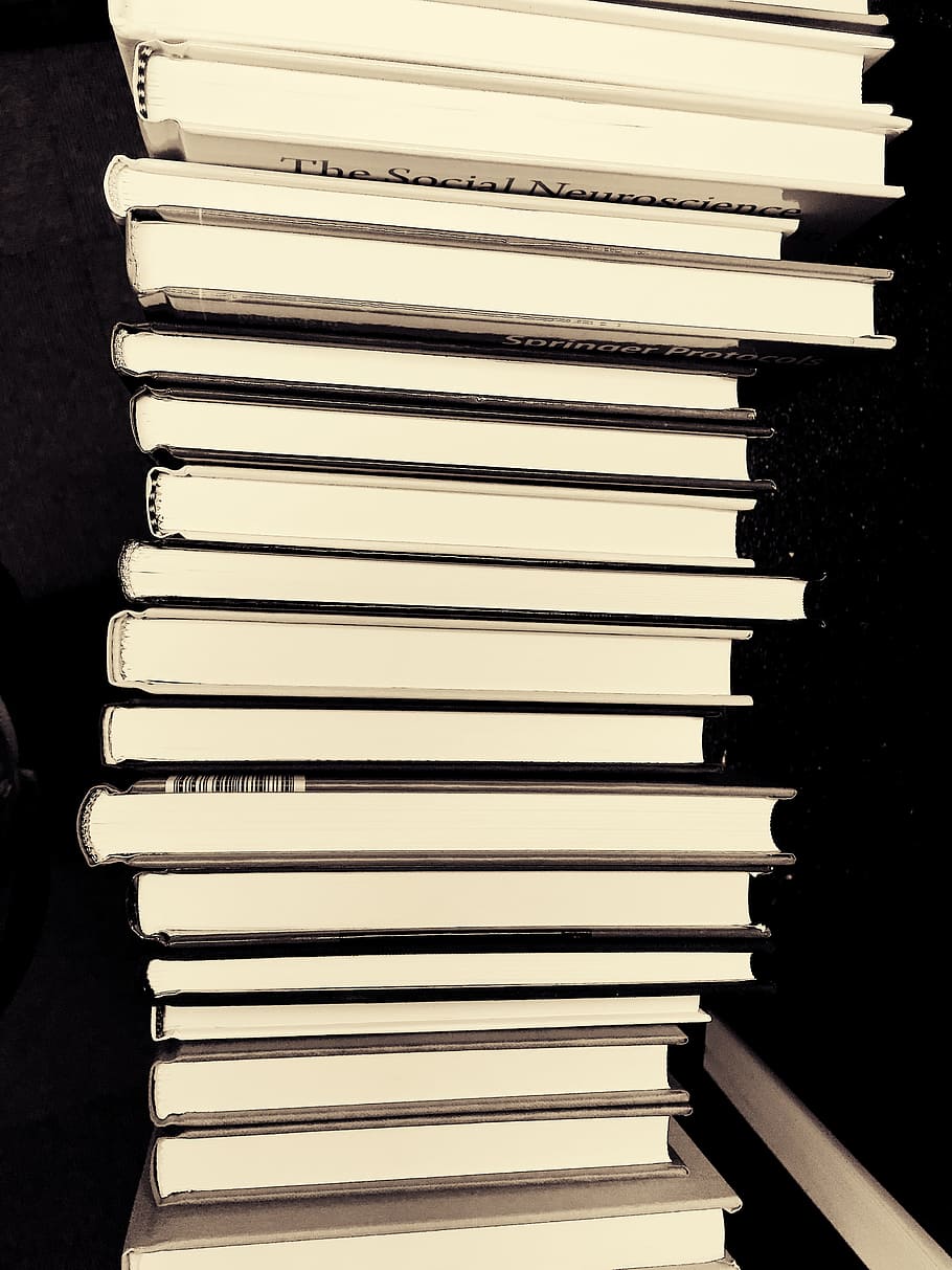 910x1213 HD wallpaper: pile of books, stack, library, literature, reading, university