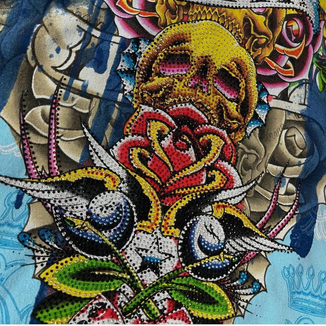 1280x1280 Rare Christian Audigier (Ed Hardy) zip up hoodie