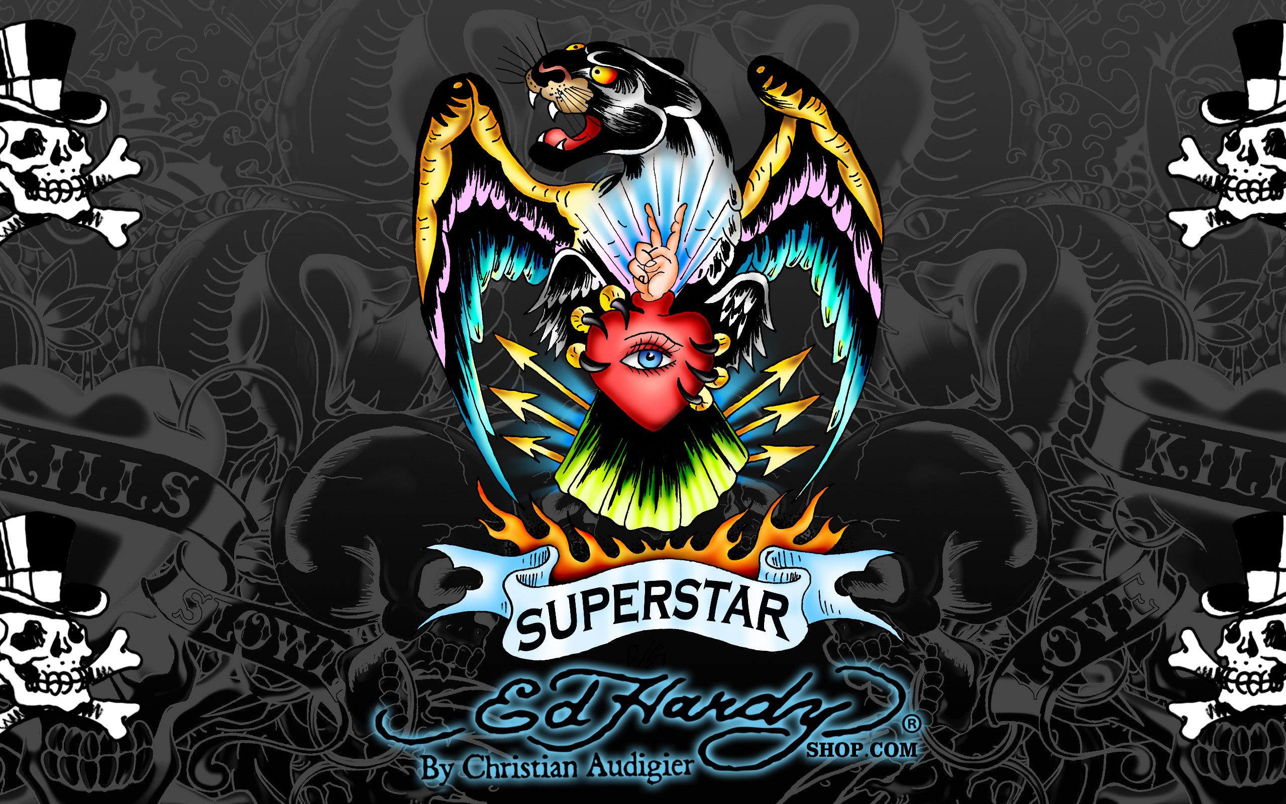 2560x1600 Ed Hardy Background