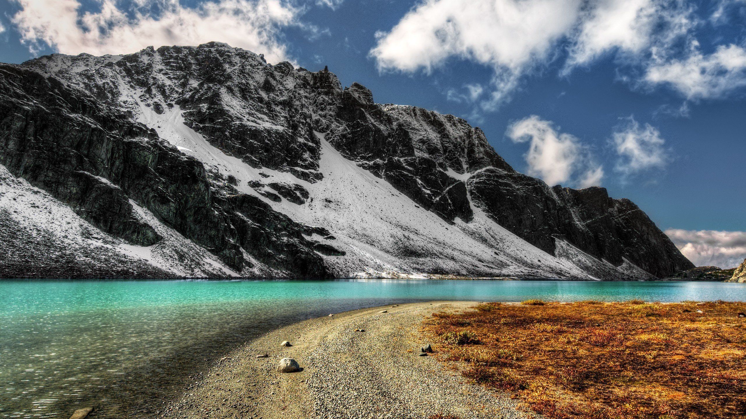 2560x1440 mountains, Landscape, Nature, Mountain, Lake, Snow Wallpaper HD / Desktop and Mobile Background