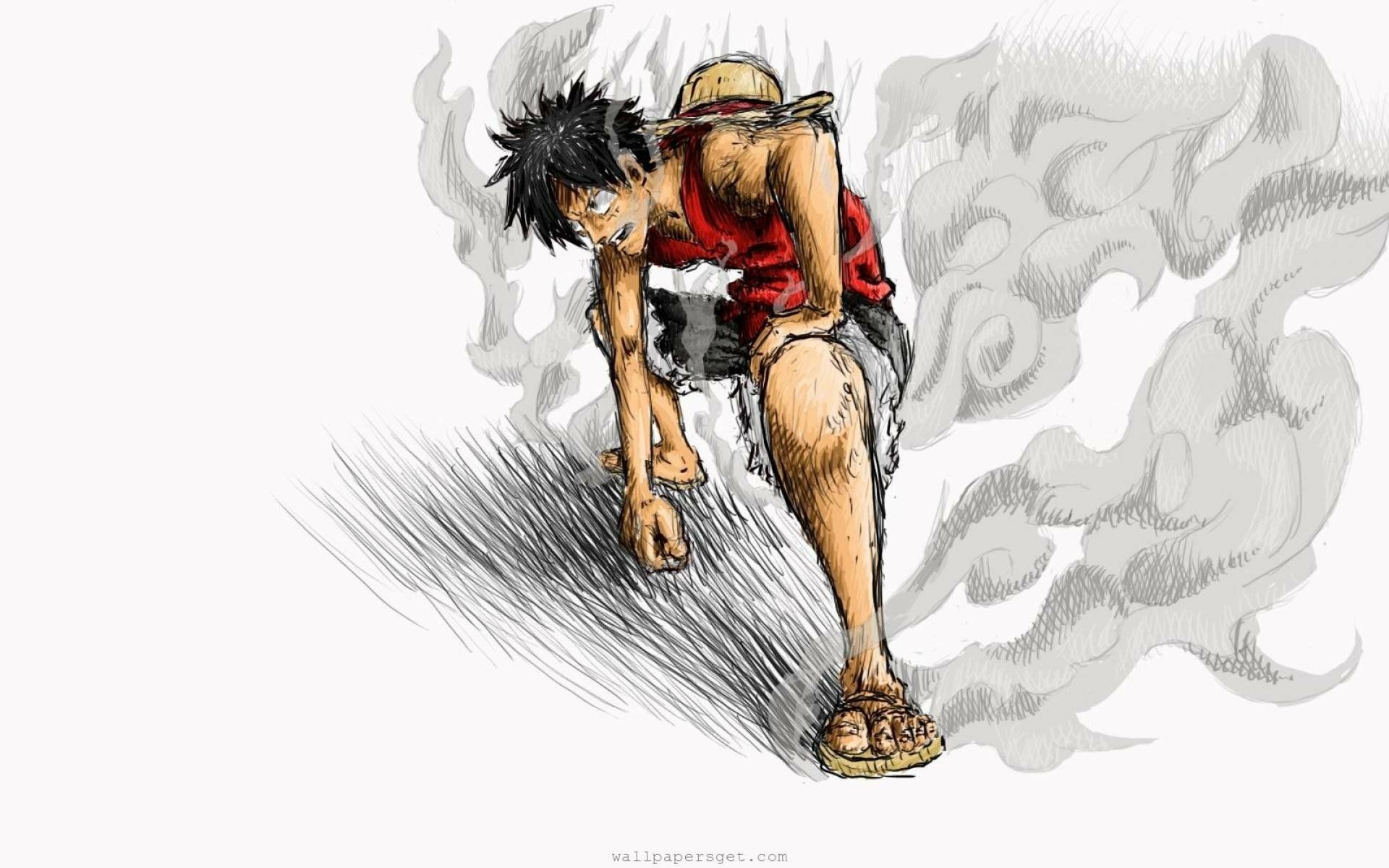 1920x1200 Monkey D. Luffy Gear 2 HD Anime Wallpaper