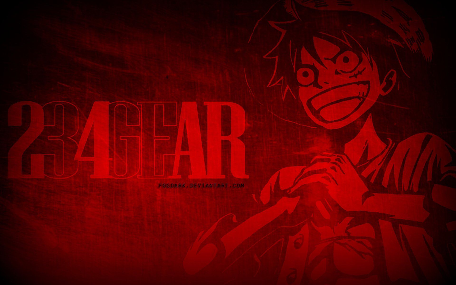 1920x1200 One Piece HD Wallpaper: Monkey D. Luffy Gear 2 Unleashedx1200