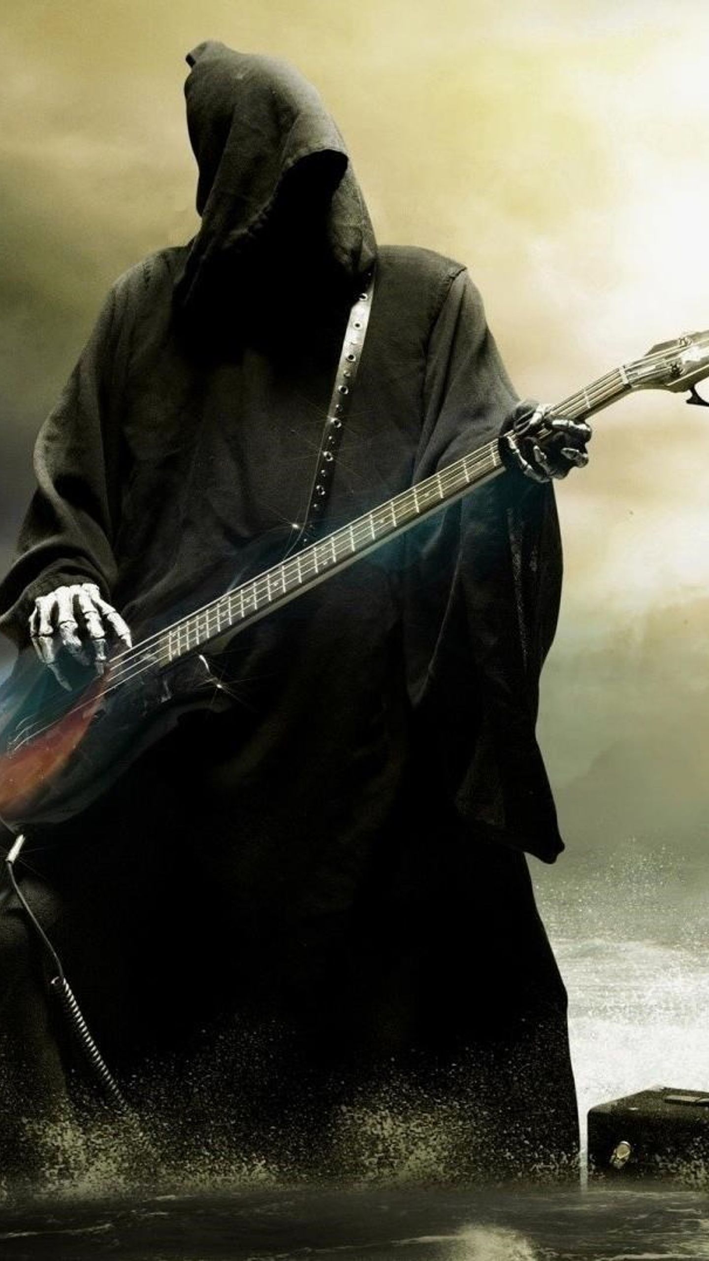 1440x2560 Grim Reaper Playing Guitar Samsung Galaxy S S7 , Google Pixel XL , Nexus 6P , LG G5 , HD 4k Wallpaper, Image, Background, Photos and Picture