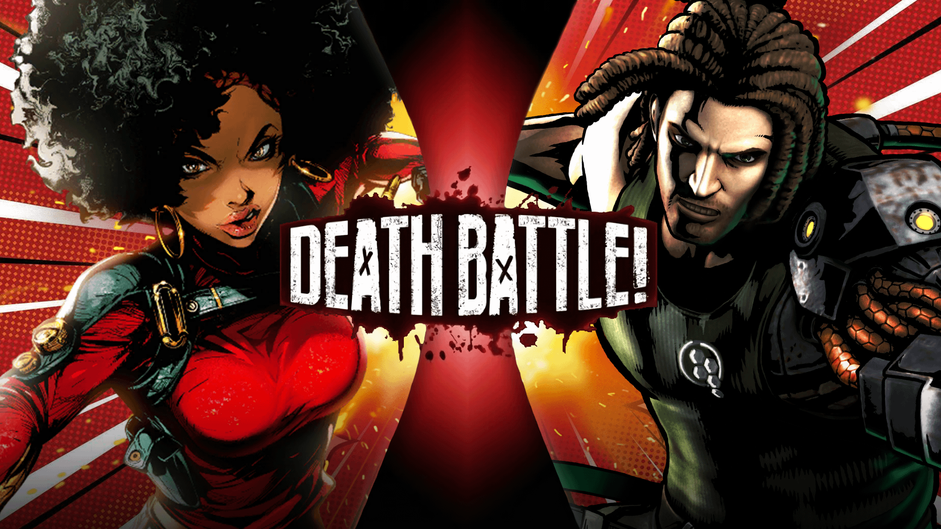 1920x1080 Misty Knight (Marvel) vs Nathan Spencer (Bionic Commando) Connections in the comments