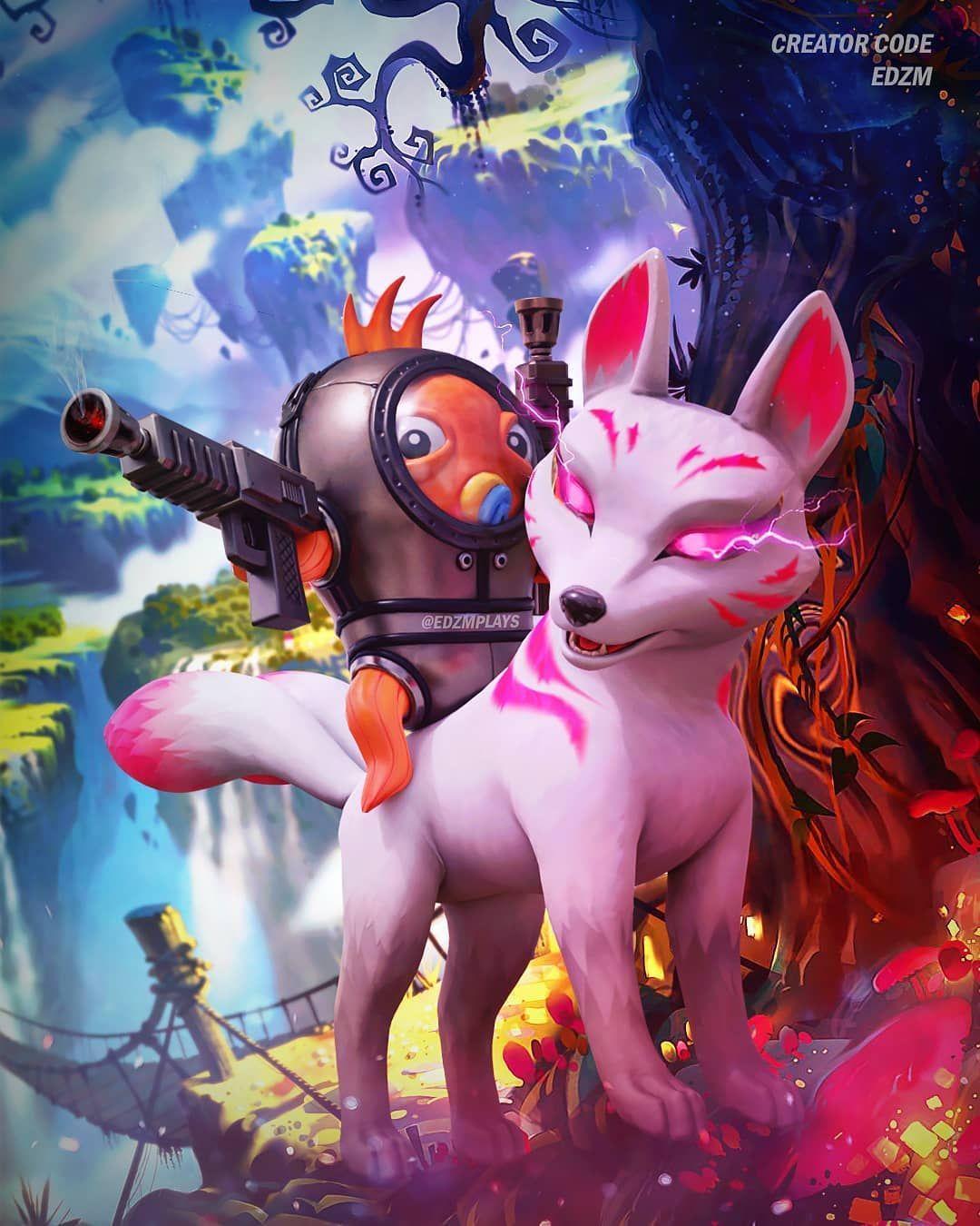 1080x1350 edzmplays on Instagram: “Adventures of Baby Fishstick and Kitsune