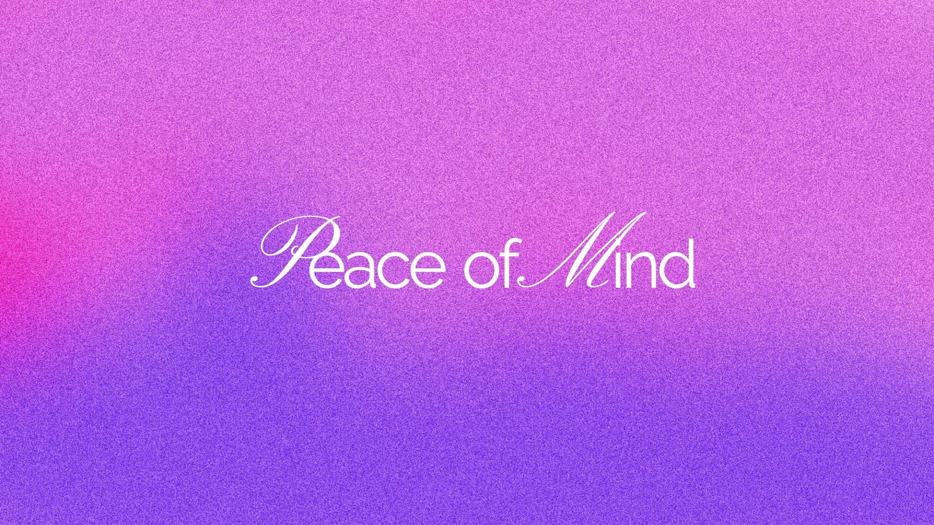 1920x1080 Peace Of Mind Pink Purple Background HD Motivational Wallpaper
