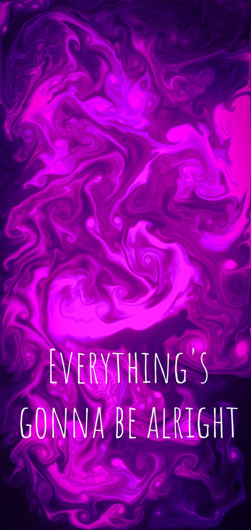 800x1688 Everything, covid motivation, positive vibe, purple, HD phone wallpaper
