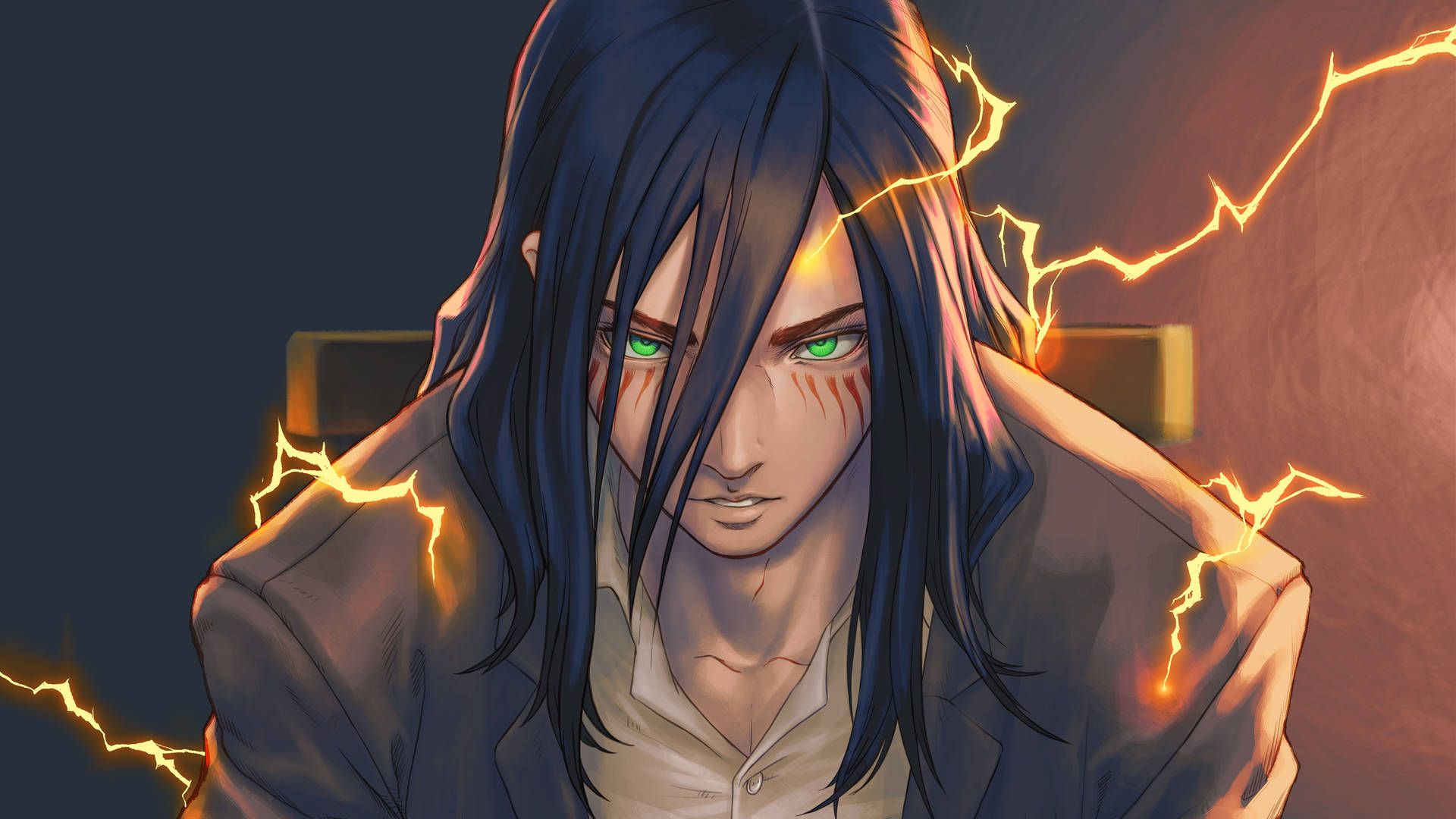 1920x1080 Attack On Titan Titan Eren Wallpaper
