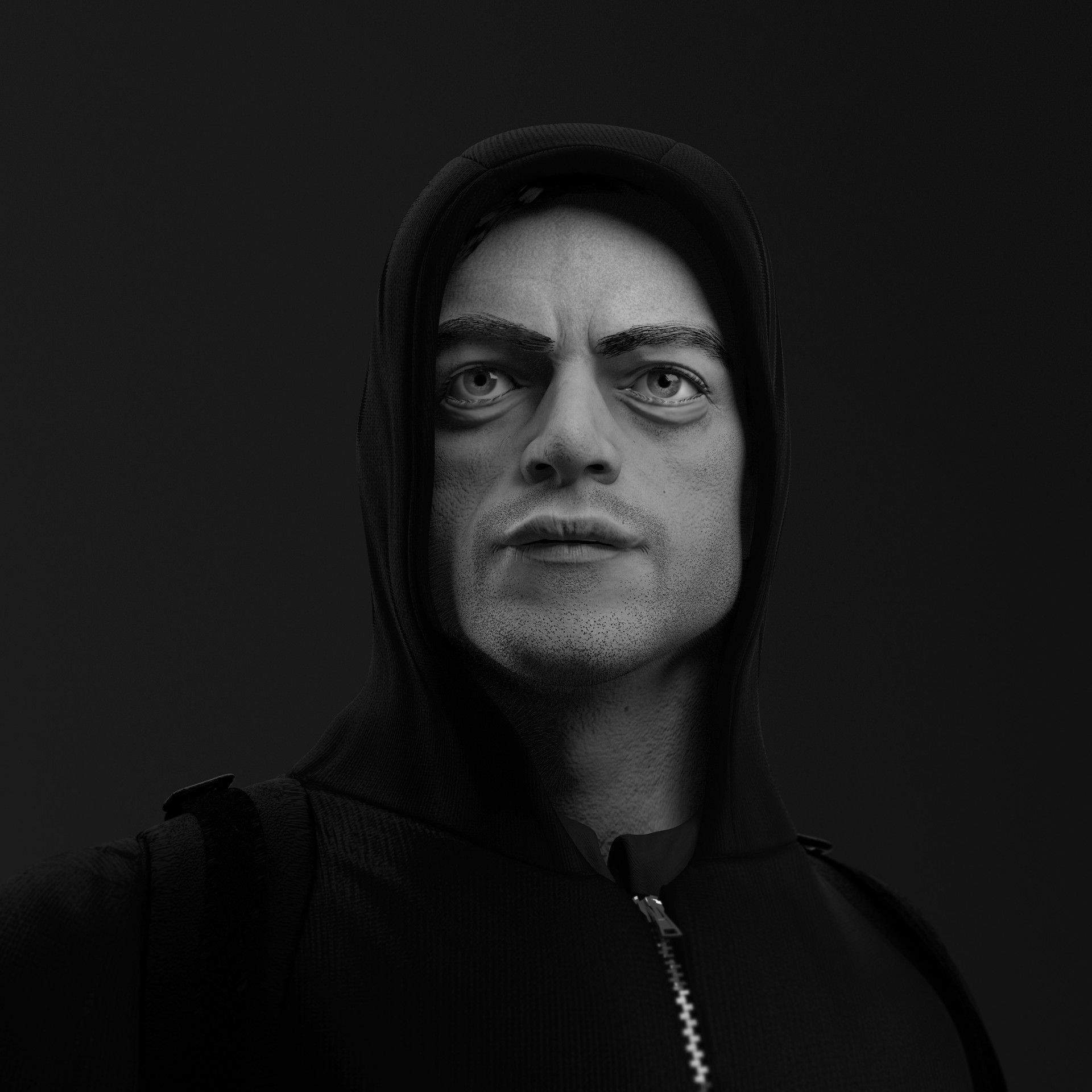 1920x1920 Elliot Alderson, from MR ROBOT Rosado Ruiz
