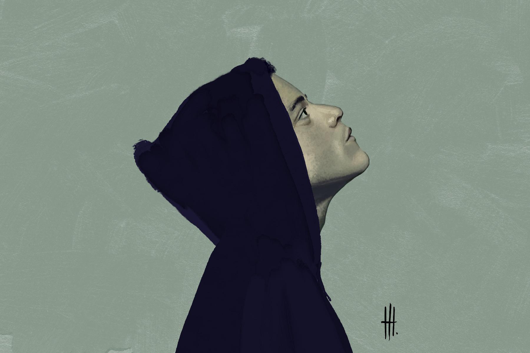 1800x1200 Hi guys! I am almost done rewatching Mr. Robot and I don't want it to end so I painted Elliot on my iPad :) It took me 1:56h and I used Procreate