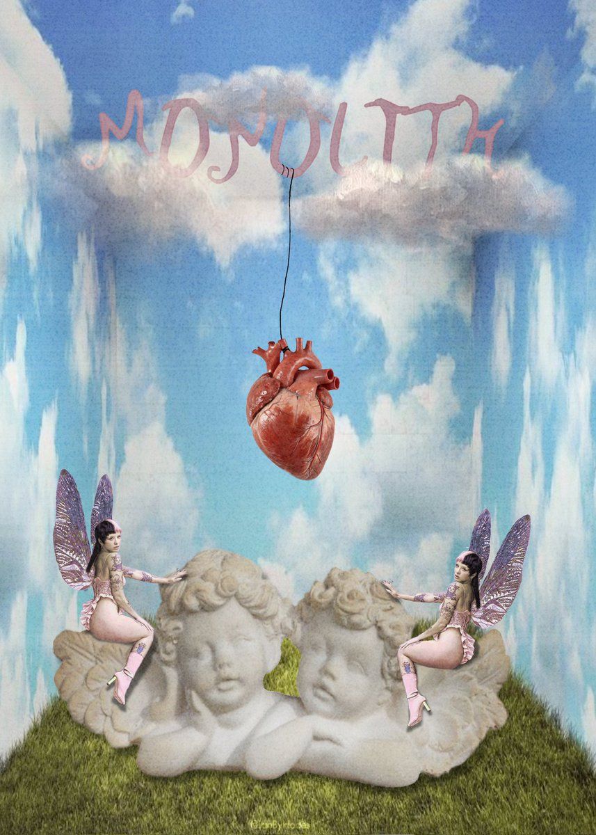 857x1200 Day 3 of making Melanie Martinez poster till HADES MONOLITH☀︎