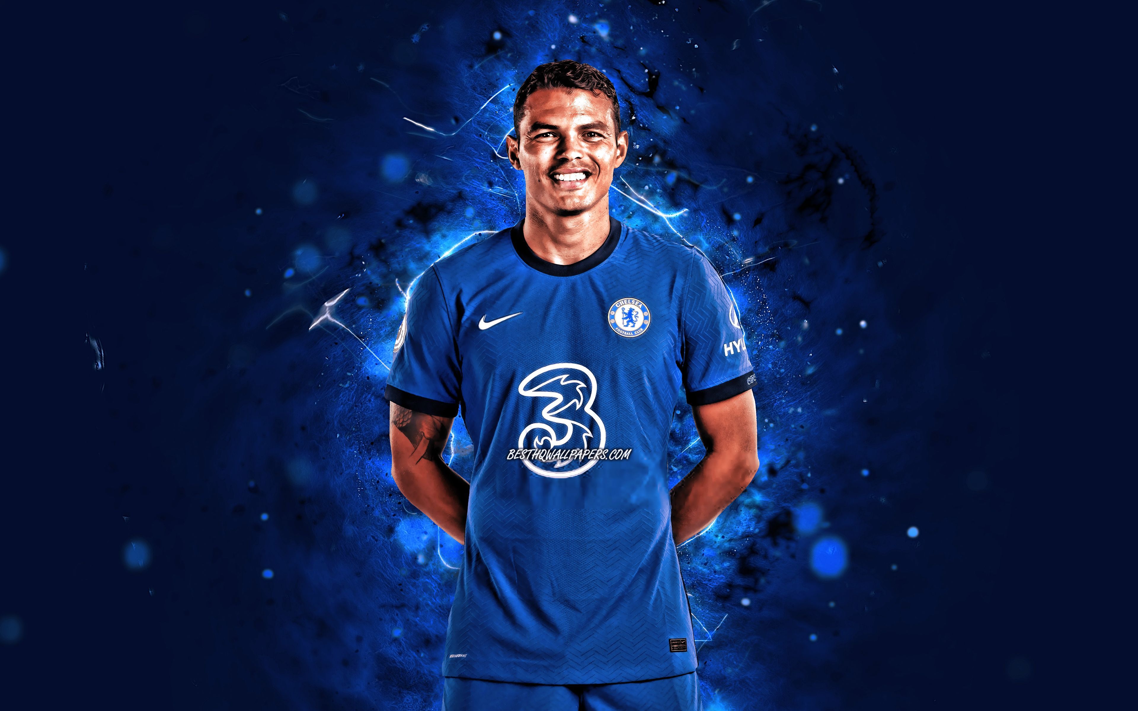 3840x2400 Thiago Silva Chelsea Wallpaper