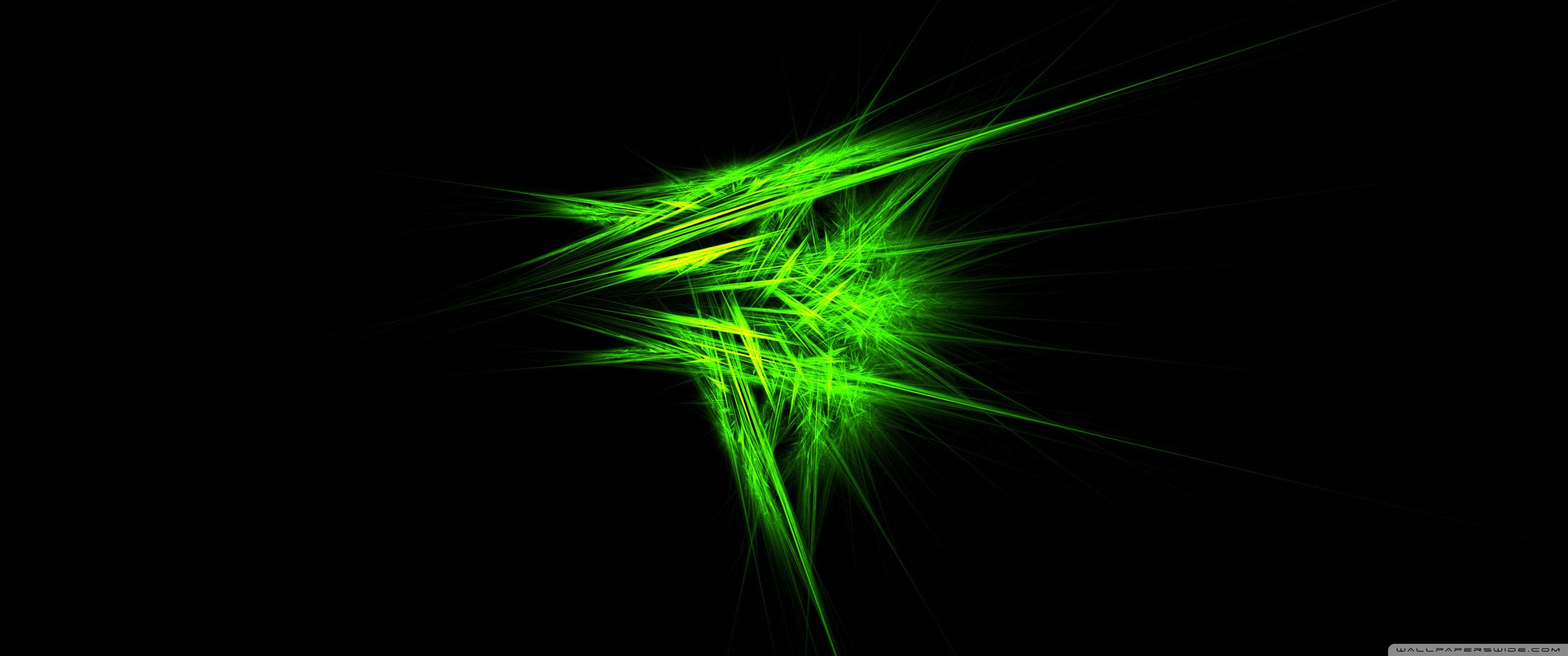 3440x1440 Green Wallpaper