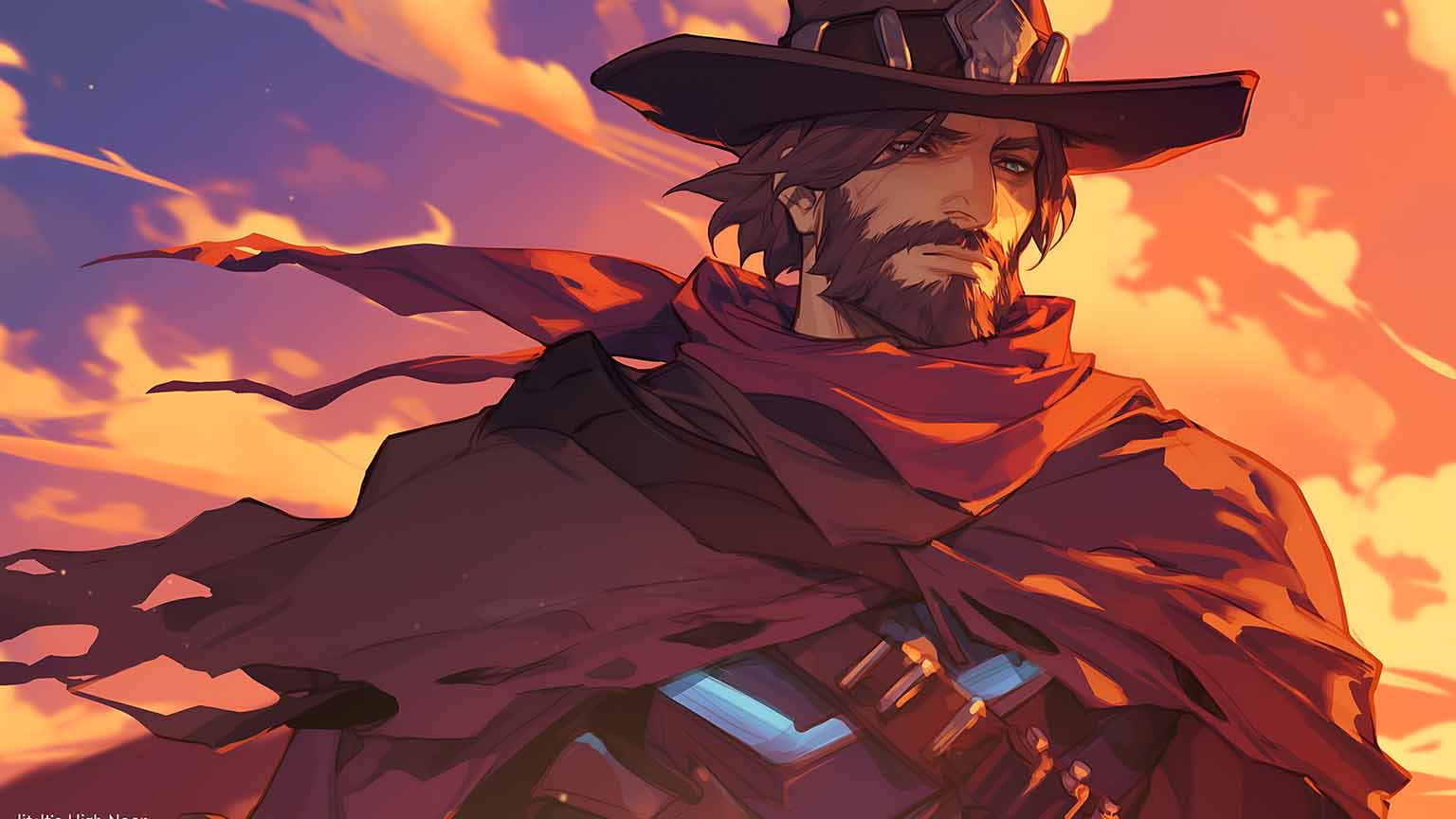 1536x864 Free Overwatch Cassidy High Noon Desktop Wallpaper 4K