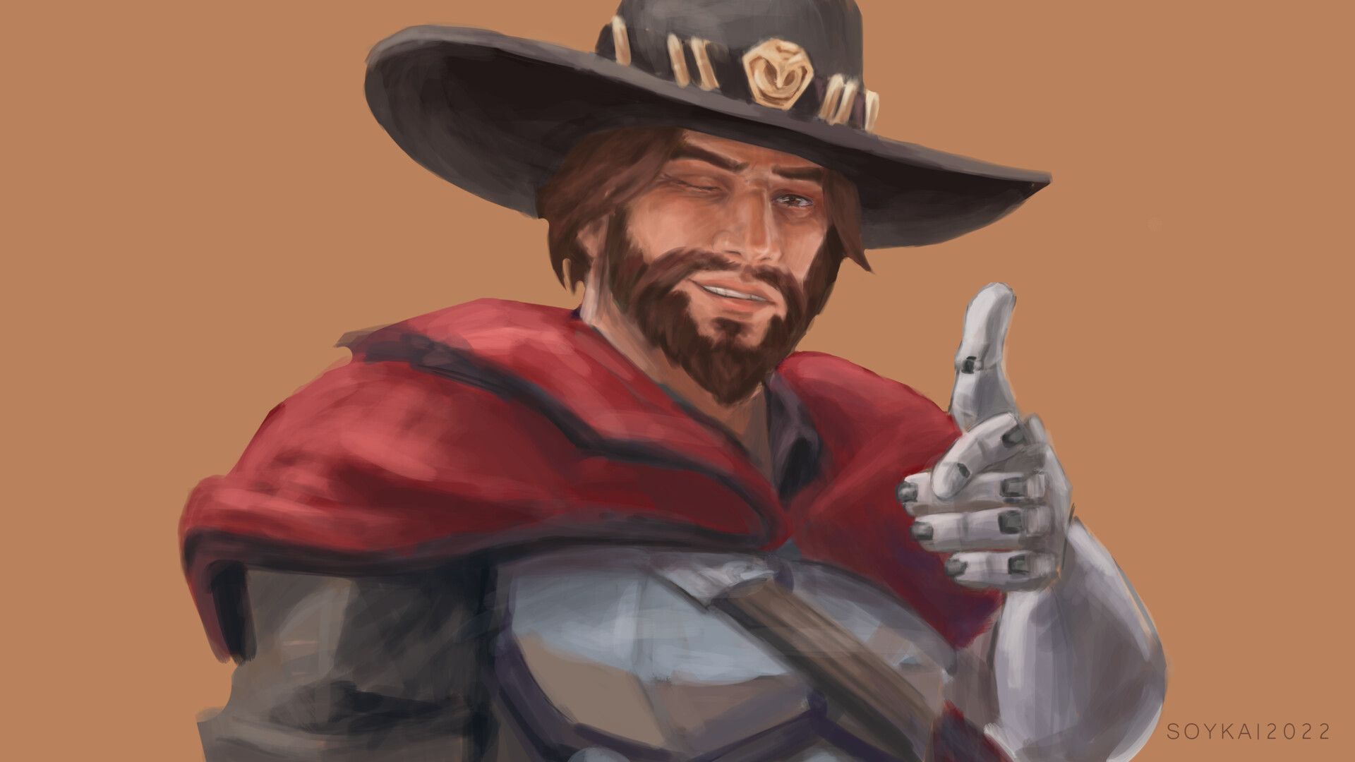 1920x1080 Howdy. OVERWATCH 2 Cole Cassidy Portrait