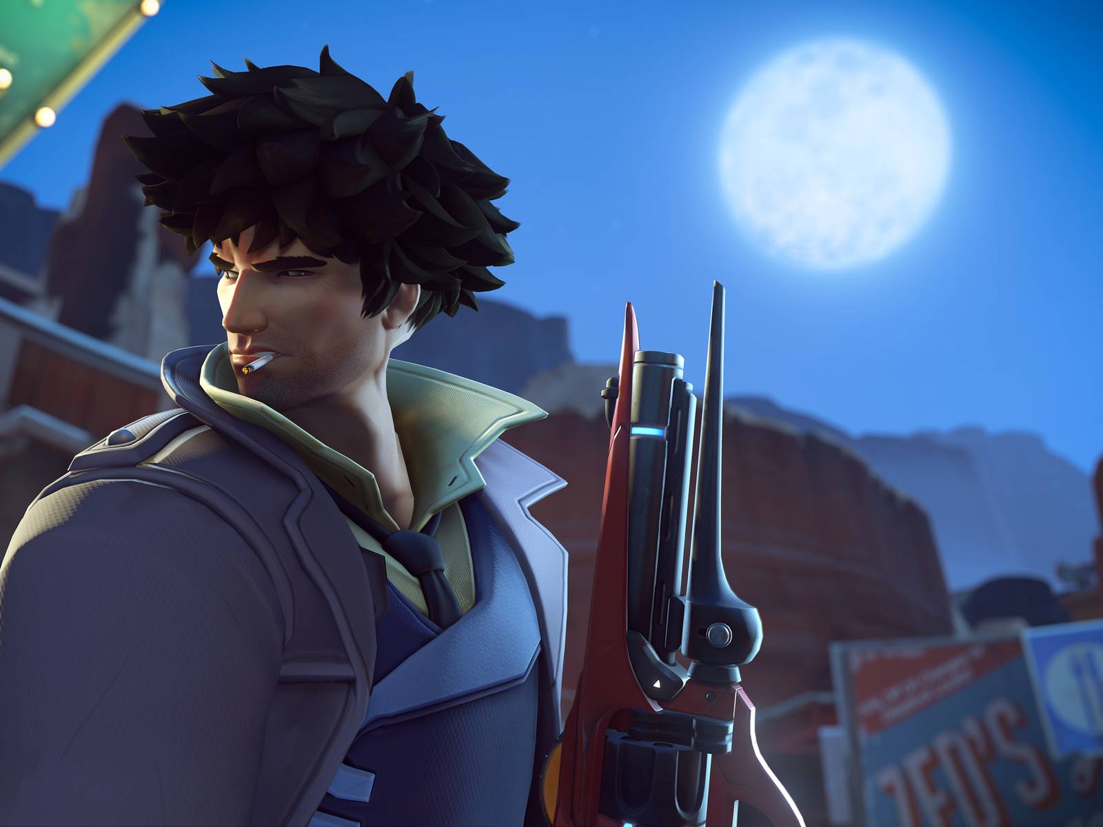 1600x1200 Overwatch 2's Cowboy Bebop skin for Cassidy is getting flak from fans
