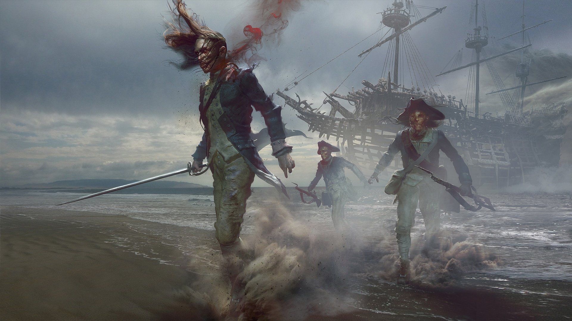 1920x1080 Download Undead Captain Salazar Movie Pirates Of The Caribbean: Dead Men Tell No Tales HD Wallpaper