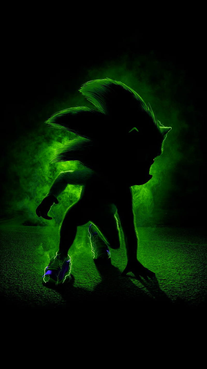 800x1422 1024x768px, free download. Mutant Sonic, radioactive, green, lime, hedgehog, abstract, sega, HD phone wallpaper