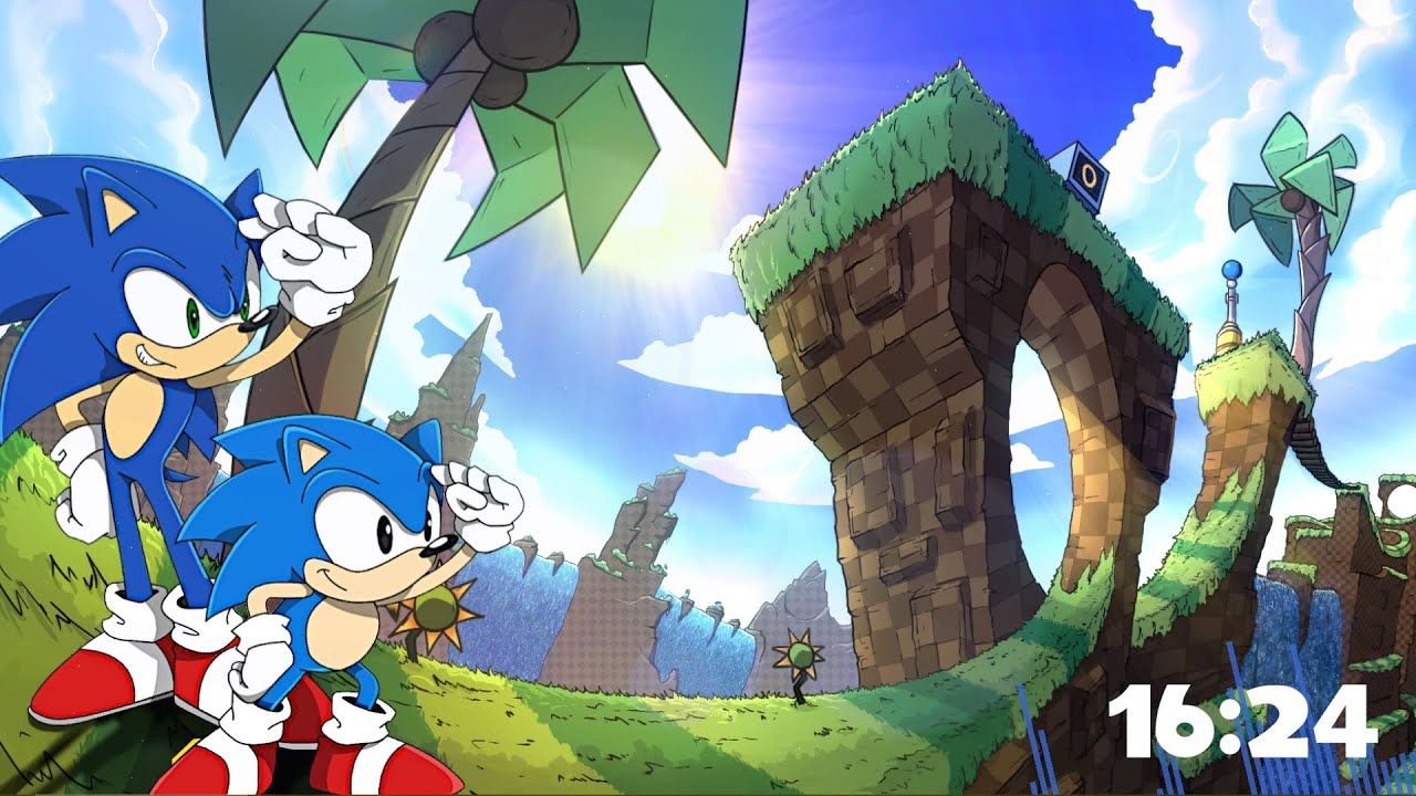 1280x720 Sonic Wallpaper -Customizable [Wallpaper Engine]