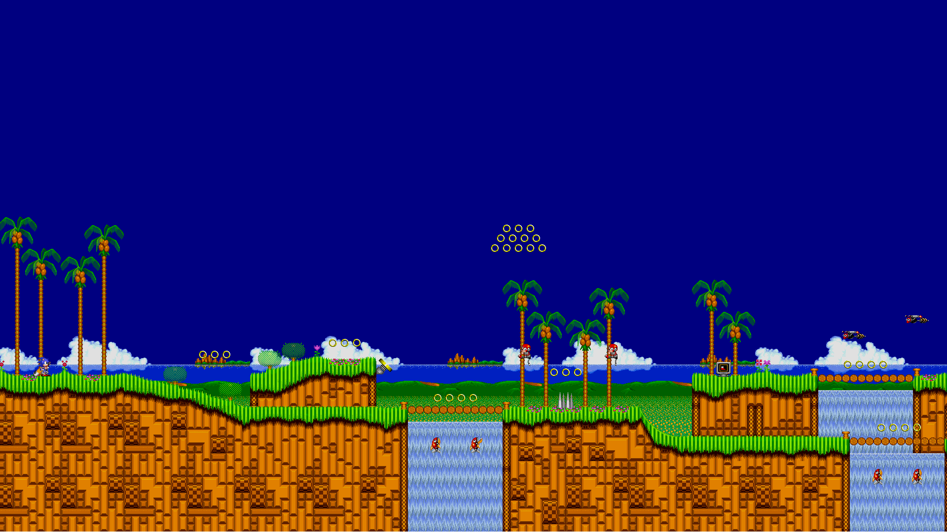1920x1080 Sonic the Hedgehog Classic 1991 HD Wallpaper: Retro Video Game Vibesx1080
