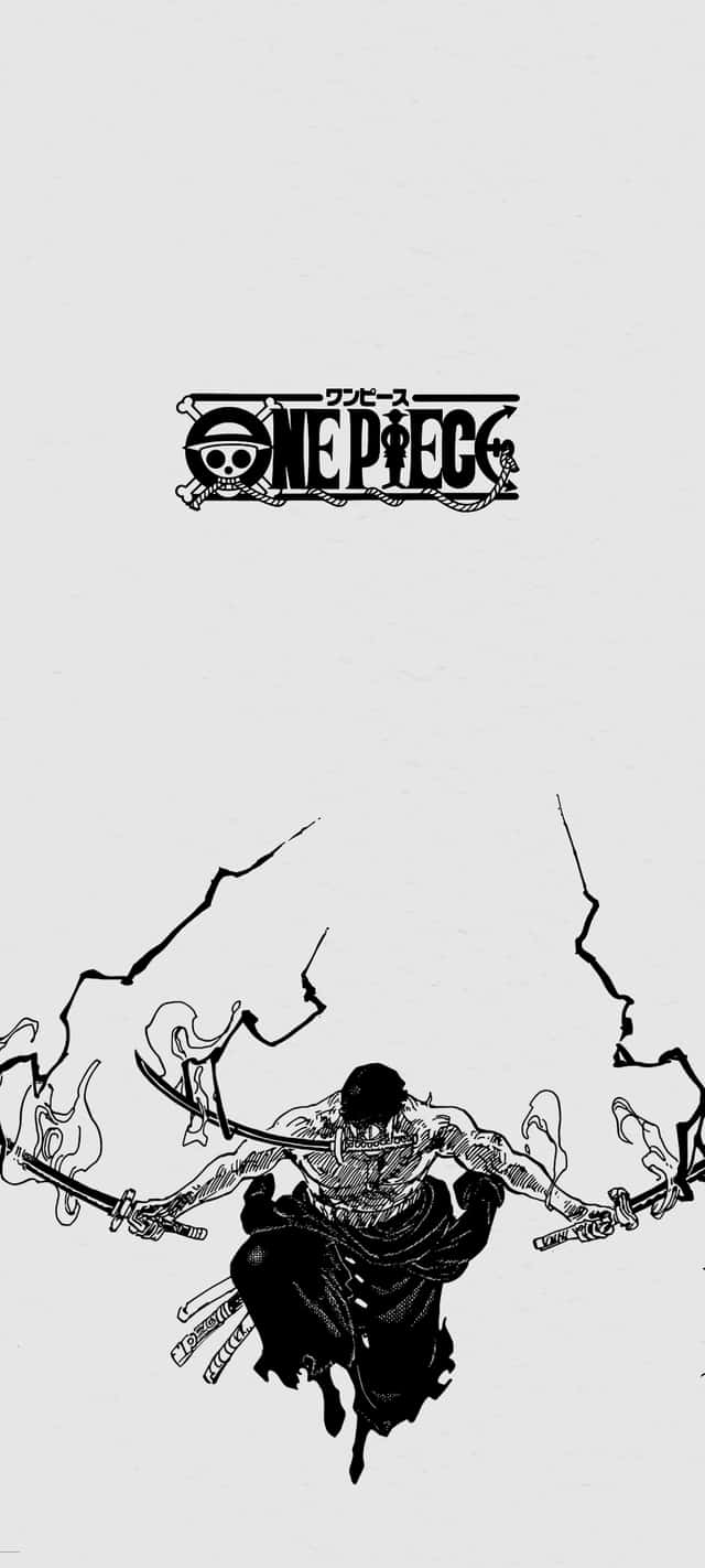 640x1422 One Piece Black Phone Wallpaper