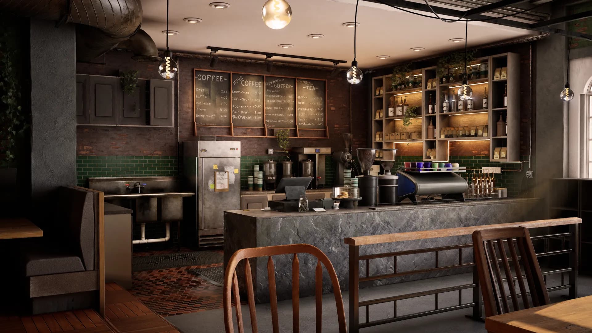 1920x1080 The Library Cafe. Barrel & Bark Interactive