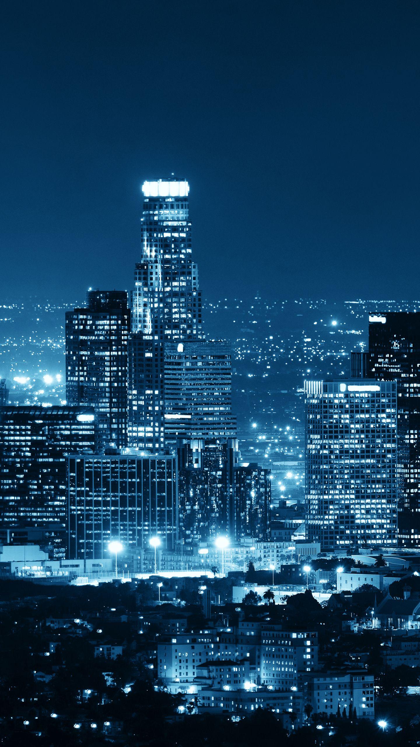 1440x2560 iPhone Wallpaper. Cityscape, Metropolitan area, City, Metropolis, Urban area, Blue
