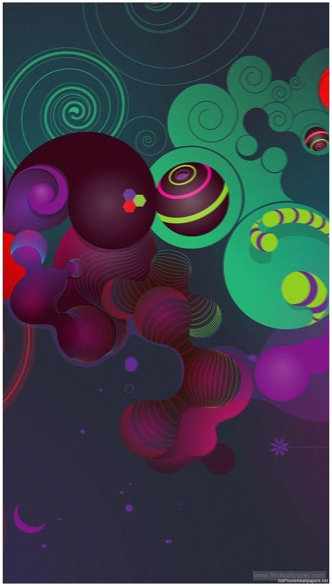 1098x1936 iPhone 7 Abstract art HD Wallpaper free Download