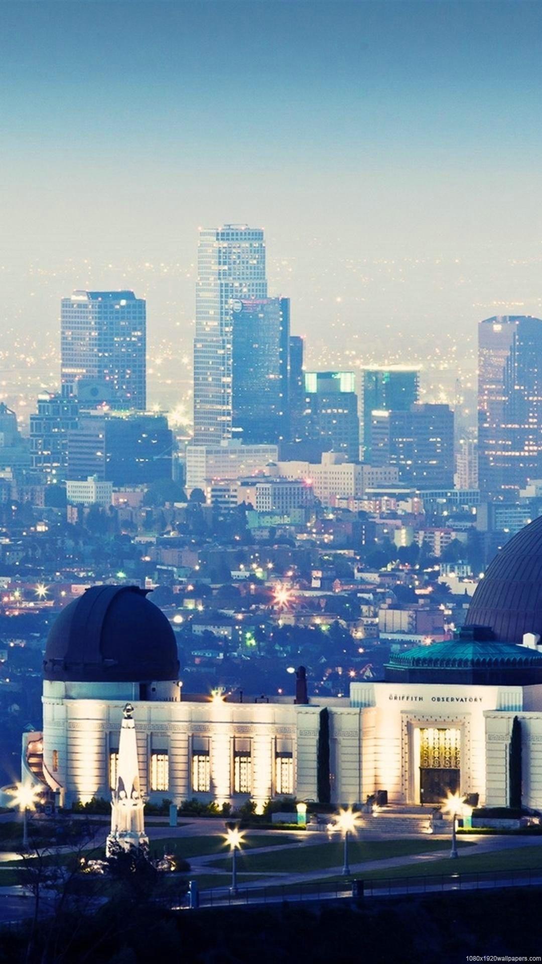 1080x1920 Los Angeles Building Wallpaper HD